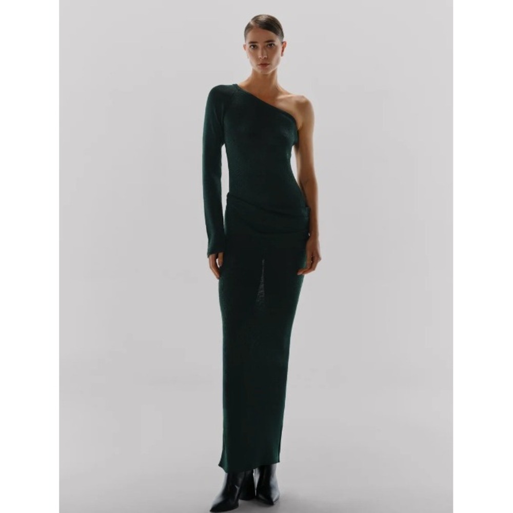 NWT Baobab Kairi Maxi Dress Green Women's Size Large Knit - Picture 11 of 16